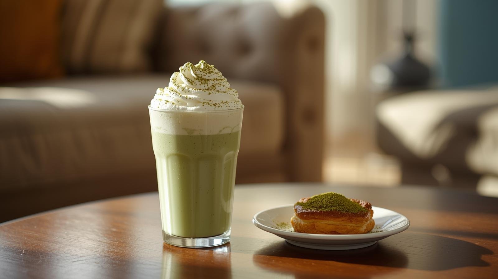 วิธีทำ frappé matcha แบบสตาร์บัคส์ที่บ้าน ใช้ Llamito Matcha