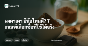 ผงคาเคา ยี่ห้อไหนดี? 7 เกณฑ์เลือกซื้อที่ใช้ได้จริง