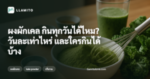 ผงผักเคล กินทุกวันได้ไหม? วันละเท่าไหร่ และใครกินได้บ้าง